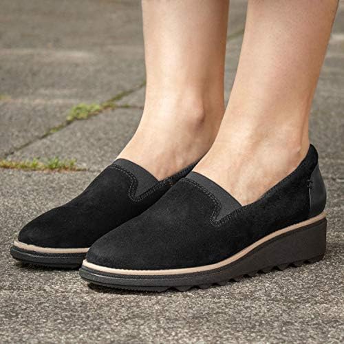 新品未使用クラークスローファーシャロンドーリー Amazon | CLA Sharon Dolly Navy Suede D 025 | Clarks